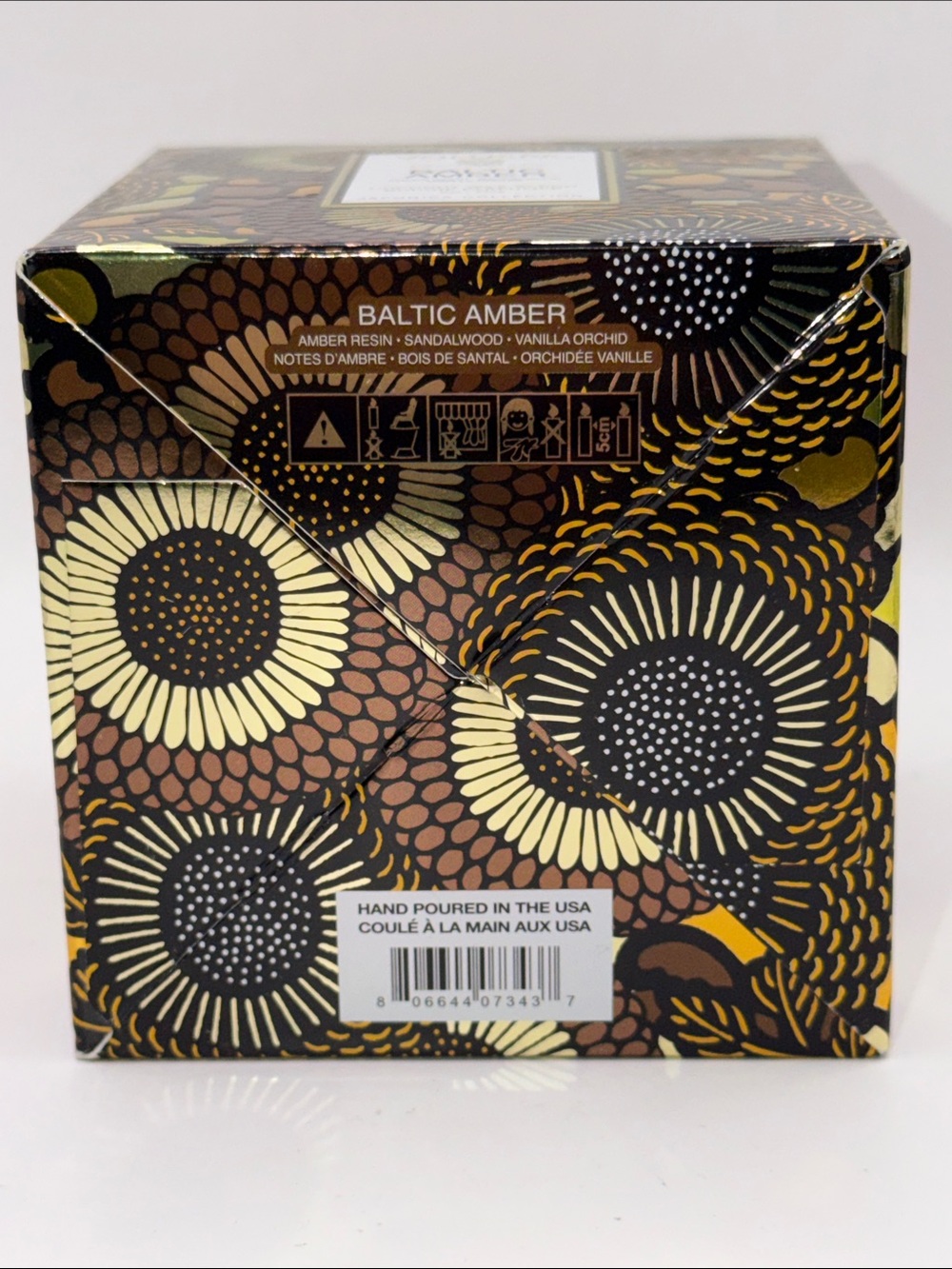 Voluspa Baltic Amber Candle FULL SIZE 9 Oz. From Japonica Collection! NEW IN BOX - Picture 10 of 10